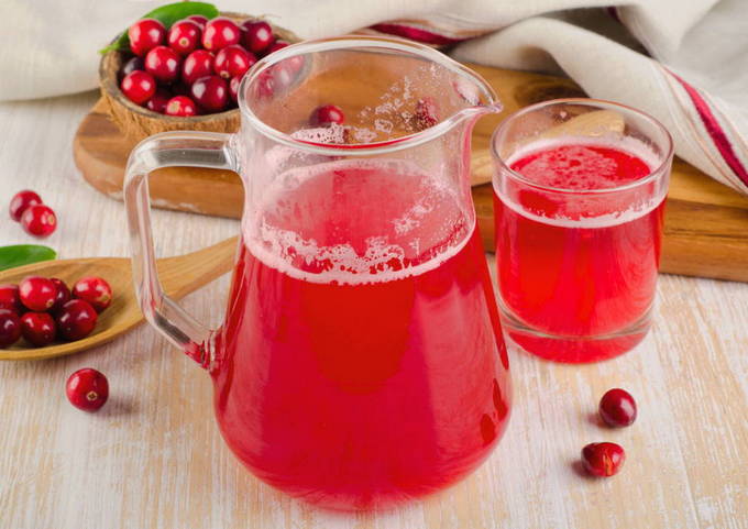 Морс из клюквы 
